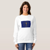 Staatsflagge Indiana Sweatshirt (Vorne ganz)