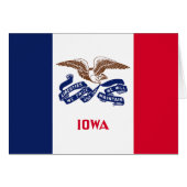 Staatsflagge Iowa (Vorderseite (Horizontal))