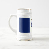 Staatsflagge Iowa Bierglas (Links)