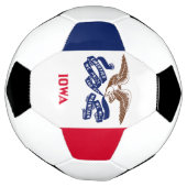 Staatsflagge Iowa Fußball (Gedreht)