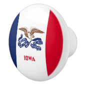 Staatsflagge Iowa Keramikknauf (Rechts)