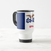 Staatsflagge Iowa Reisebecher (Vorderseite Links)