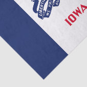 Staatsflagge Iowa Seidenpapier (Ausschnitt)