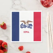 Staatsflagge Iowa Serviette (Beispiel)