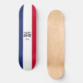 Staatsflagge Iowa Skateboard (Vorderseite)