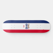 Staatsflagge Iowa Skateboard (Horizontal)