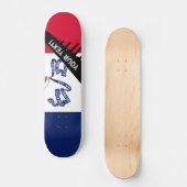 Staatsflagge Iowa Skateboard (Vorderseite)