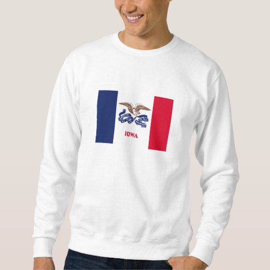 Staatsflagge Iowa Sweatshirt (Vorderseite)