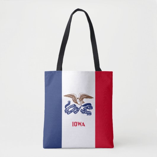 Staatsflagge Iowa Tasche (Vorderseite)