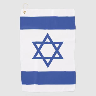Staatsflagge Israels, Davidstern Judentum jüdisch Golfhandtuch