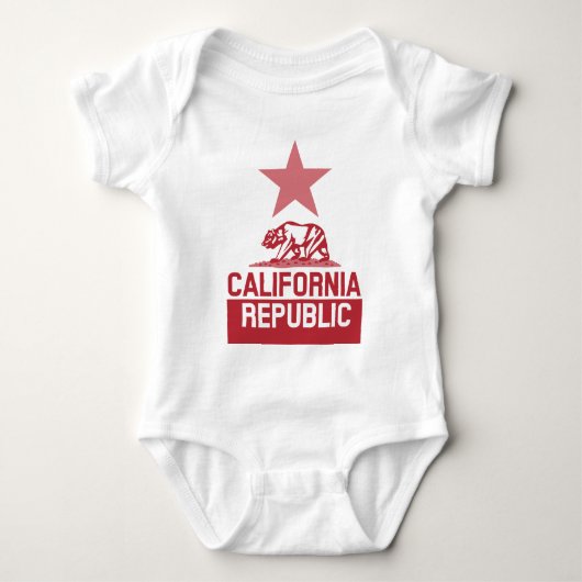 Staatsflagge KALIFORNIEN Baby Strampler (Vorderseite)