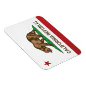 Staatsflagge Kaliforniens, USA Magnet (Rechte Seite)