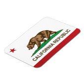 Staatsflagge Kaliforniens, USA Magnet (Linke Seite)