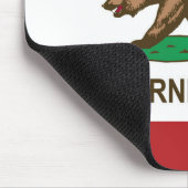 Staatsflagge Kaliforniens, USA Mousepad (Ecke)