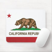 Staatsflagge Kaliforniens, USA Mousepad (Mit Mouse)