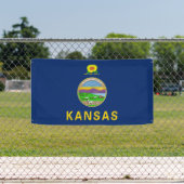 Staatsflagge Kansas Banner (Insitu)