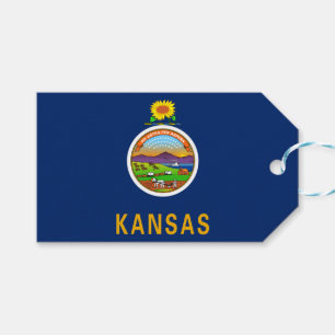 Staatsflagge Kansas Geschenkanhänger