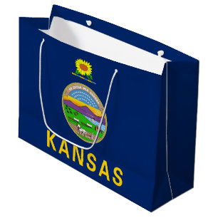 Staatsflagge Kansas Große Geschenktüte