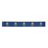 Staatsflagge Kansas Satinband (Vorderseite)