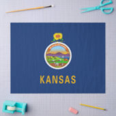 Staatsflagge Kansas Seidenpapier (Basteln)