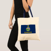 Staatsflagge Kansas Tragetasche (Vorderseite (Produkt))