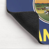 Staatsflagge Kansas, USA Mousepad (Ecke)