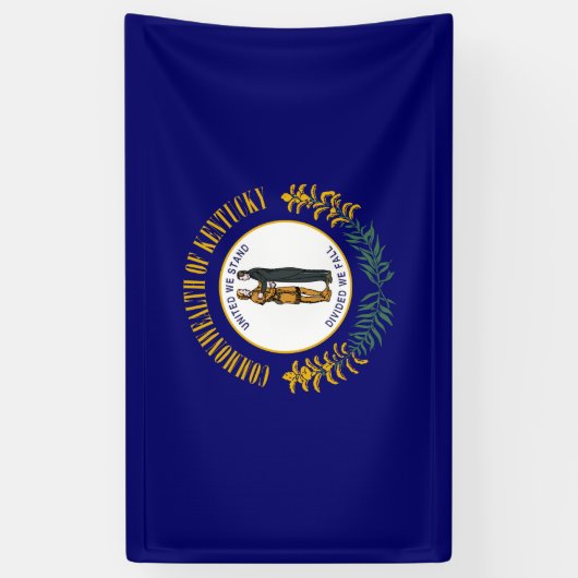 Staatsflagge Kentucky Banner (Vertikal)