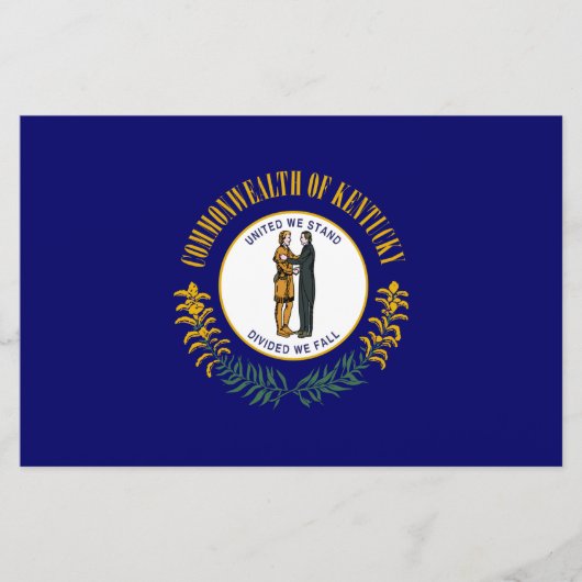 Staatsflagge Kentucky Briefpapier (Vorderseite)