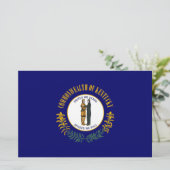 Staatsflagge Kentucky Briefpapier (Stehend Vorderseite)