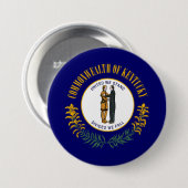 Staatsflagge Kentucky Button (Vorne & Hinten)