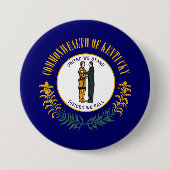 Staatsflagge Kentucky Button (Vorderseite)