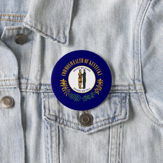 Staatsflagge Kentucky Button (Beispiel)