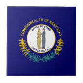 Staatsflagge Kentucky Fliese (Vorderseite)