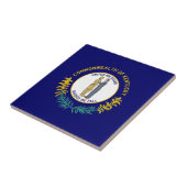 Staatsflagge Kentucky Fliese (Seite)