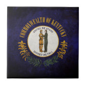 Staatsflagge Kentucky Fliese (Vorderseite)