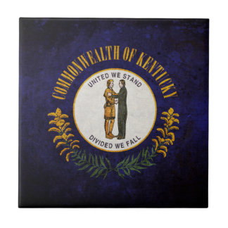 Staatsflagge Kentucky Fliese