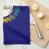 Staatsflagge Kentucky Geschirrtuch (Viertel Falte)