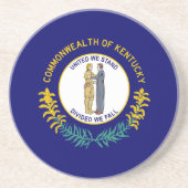 Staatsflagge Kentucky Getränkeuntersetzer (Vorne)
