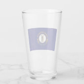 Staatsflagge Kentucky Glas (Rückseite)