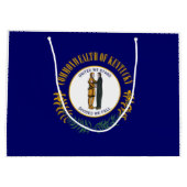 Staatsflagge Kentucky Große Geschenktüte (Rückseite)
