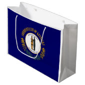 Staatsflagge Kentucky Große Geschenktüte (Vorderseite Schrägansicht)