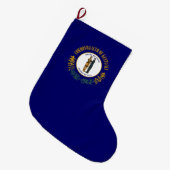 Staatsflagge Kentucky Großer Weihnachtsstrumpf (Vorderansicht (hängend))