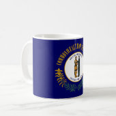 Staatsflagge Kentucky Kaffeetasse (Vorderseite Links)