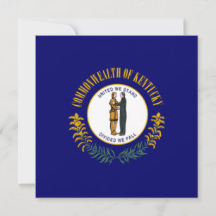 Staatsflagge Kentucky Karte