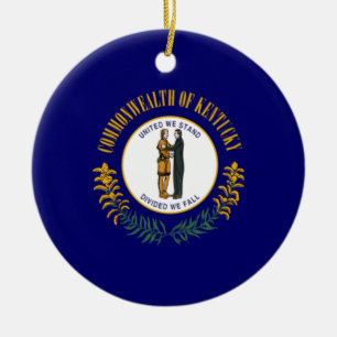 Staatsflagge Kentucky Keramik Ornament