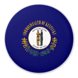 Staatsflagge Kentucky Keramikknauf
