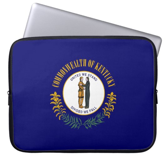 Staatsflagge Kentucky Laptopschutzhülle (Vorderseite)