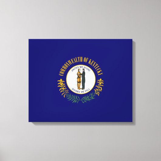 Staatsflagge Kentucky Leinwanddruck (Vorderseite)