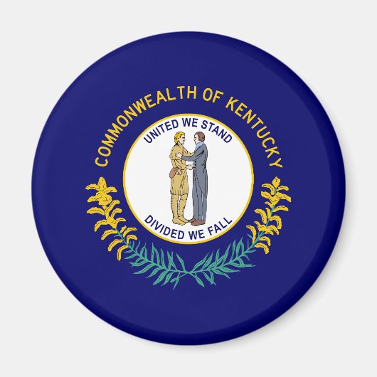 Staatsflagge Kentucky Magnet (Vorne)