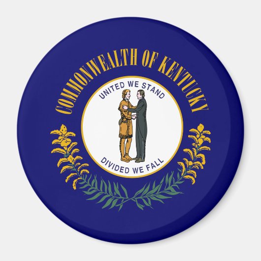 Staatsflagge Kentucky Magnet (Vorne)